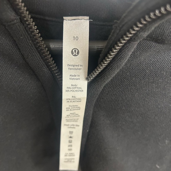 Lululemon Black Scuba Full Zip Hoodie - Picture 4 of 4
